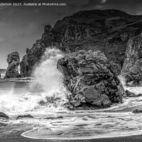 Buy canvas prints of Stormy Lewis and Harris, Hebrides by Andy Anderson