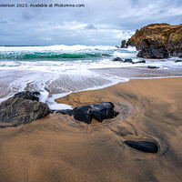 Buy canvas prints of Outer Hebrides Dalmore Beach by Andy Anderson