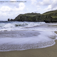 Buy canvas prints of Outer Hebrides Dalmore Beach  by Andy Anderson