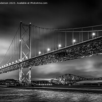Buy canvas prints of Scotland Road and Rail Bridges by Andy Anderson