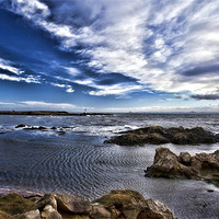 Buy canvas prints of Firth of Forth from Elie Harbour by Andy Anderson