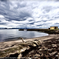 Buy canvas prints of Inchkeith on the the Firth of Forth by Andy Anderson
