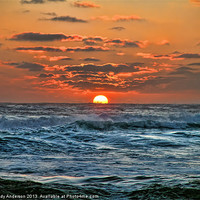 Buy canvas prints of Indian Ocean Sunset by Andy Anderson