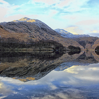 Buy canvas prints of Scottish Highland Lochan by Andy Anderson