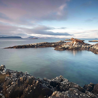 Buy canvas prints of Scotlands Rugged Coast at Sunrise by Andy Anderson
