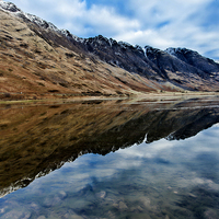 Buy canvas prints of Peaceful GlenCoe Waters by Andy Anderson