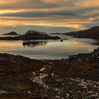 Buy canvas prints of West Highland Sunset by Andy Anderson