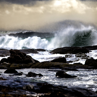 Buy canvas prints of Raging Seas by Andy Anderson