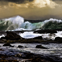 Buy canvas prints of Raging Indian Ocean by Andy Anderson