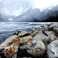 Buy canvas prints of  Lake Louise Alberta Canada by Andy Anderson