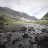 Buy canvas prints of  Glencoe River View by Andy Anderson