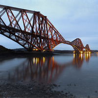 Buy canvas prints of  Forth Rail Bridge Sunrise by Andy Anderson