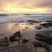 Buy canvas prints of Sunset over the Indian Ocean by Andy Anderson