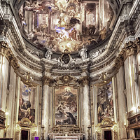 Buy canvas prints of Rome Church - Chiesa di Sant Ignazio di Loyola by Andy Anderson