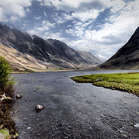 Buy canvas prints of Moody Glencoe by Andy Anderson