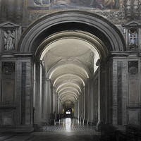 Buy canvas prints of Rome Basilica - San Giovani in Laterano by Andy Anderson