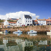 Buy canvas prints of Scottish East Fife Harbour - Crail by Andy Anderson