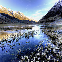 Buy canvas prints of Glencoe in Early Winter by Andy Anderson