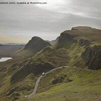 Buy canvas prints of From the Quiraing - The Misty Isle of Skye by Andy Anderson
