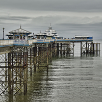 Buy canvas prints of Llandudno Pier  by Val Saxby LRPS