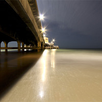 Buy canvas prints of Under the Pier by Jennie Franklin