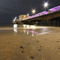 Buy canvas prints of The Pier at Bournemouth by Jennie Franklin
