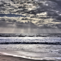 Buy canvas prints of Bournemouth Beach December Morning by Jennie Franklin