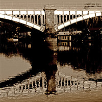 Buy canvas prints of Richmond Railway Bridge by Brian Sharland