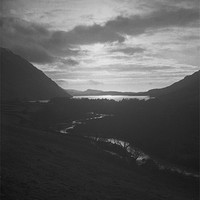 Buy canvas prints of Sun Set Over Wastwater by Brian Sharland