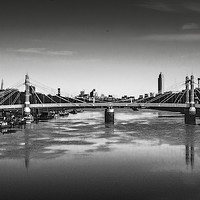 Buy canvas prints of Albert Bridge by Brian Sharland