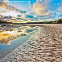 Buy canvas prints of Riverbank Dawn by Canvas Landscape Peter O'Connor