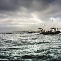 Buy canvas prints of Bringing Home The Catch by Canvas Landscape Peter O'Connor