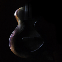 Buy canvas prints of Guitar Body Sculpture by Canvas Landscape Peter O'Connor
