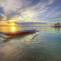 Buy canvas prints of Panglao Island Sunset by Yhun Suarez