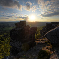 Buy canvas prints of Curbar Edge 12.0 by Yhun Suarez