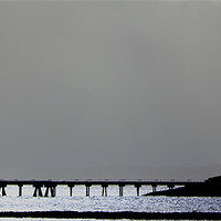 Buy canvas prints of HEBRIDES JETTY SILHOUETTE by Jon O'Hara