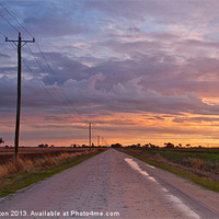 Buy canvas prints of A Wimmera sunrise by Matthew Burniston
