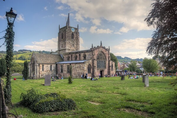 St Mary's Church Wirksworth  Picture Board by Alan Matkin