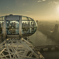 Buy canvas prints of London Eye  by Alan Matkin