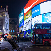 Buy canvas prints of Piccadilly Circus  by Alan Matkin