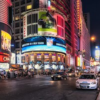 Buy canvas prints of Times Square NYC by Alan Matkin