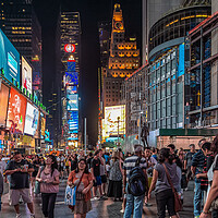 Buy canvas prints of Times square "ball drop"  by Alan Matkin