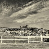 Buy canvas prints of Whitby Harbour by Alan Matkin