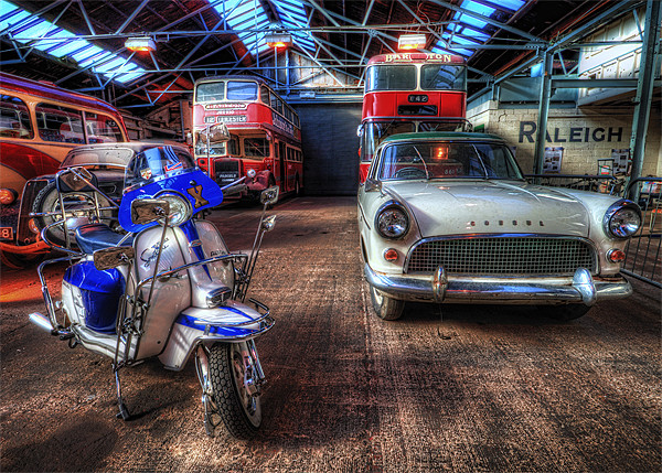 Vintage Vehicles HDR Picture Board by Alan Matkin