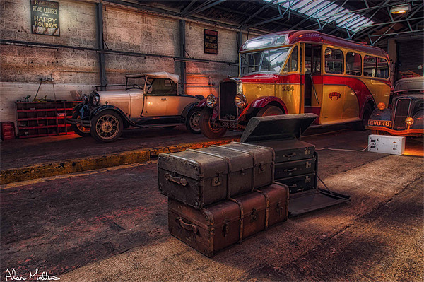 Vintage vehicles HDR Picture Board by Alan Matkin
