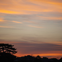 Buy canvas prints of Sunset From My Window by David Shackle