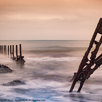 Buy canvas prints of Ancient Beach Groins by David Shackle
