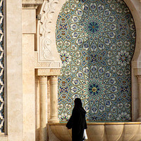 Buy canvas prints of A visit to the Mosque by Sarine Arslanian