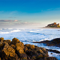 Buy canvas prints of Bamburgh Castle by Gary Finnigan