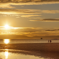 Buy canvas prints of Arran sunset by Gary Finnigan